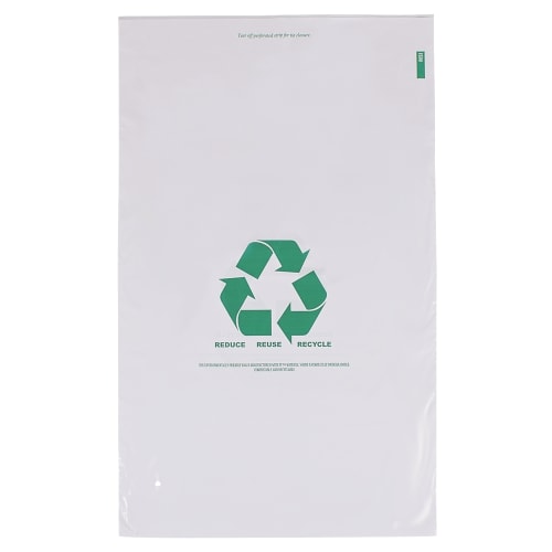 MultiPlast® Bio-Enhanced Degradable, In Room Recycle Bag, White